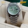 Đồng hồ Rolex Day Date 40 platinum xanh olive 228236-0008