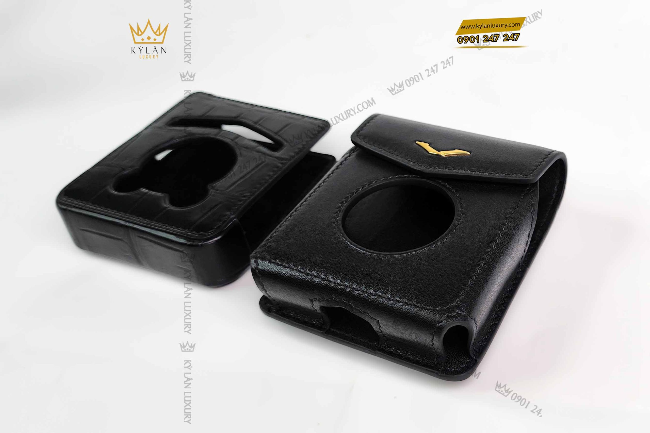 Kỳ Lân Luxury Bao da dien thoai man hinh gap Vertu Ironflip 3 Bao da điện thoại màn hình gập Vertu Ironflip