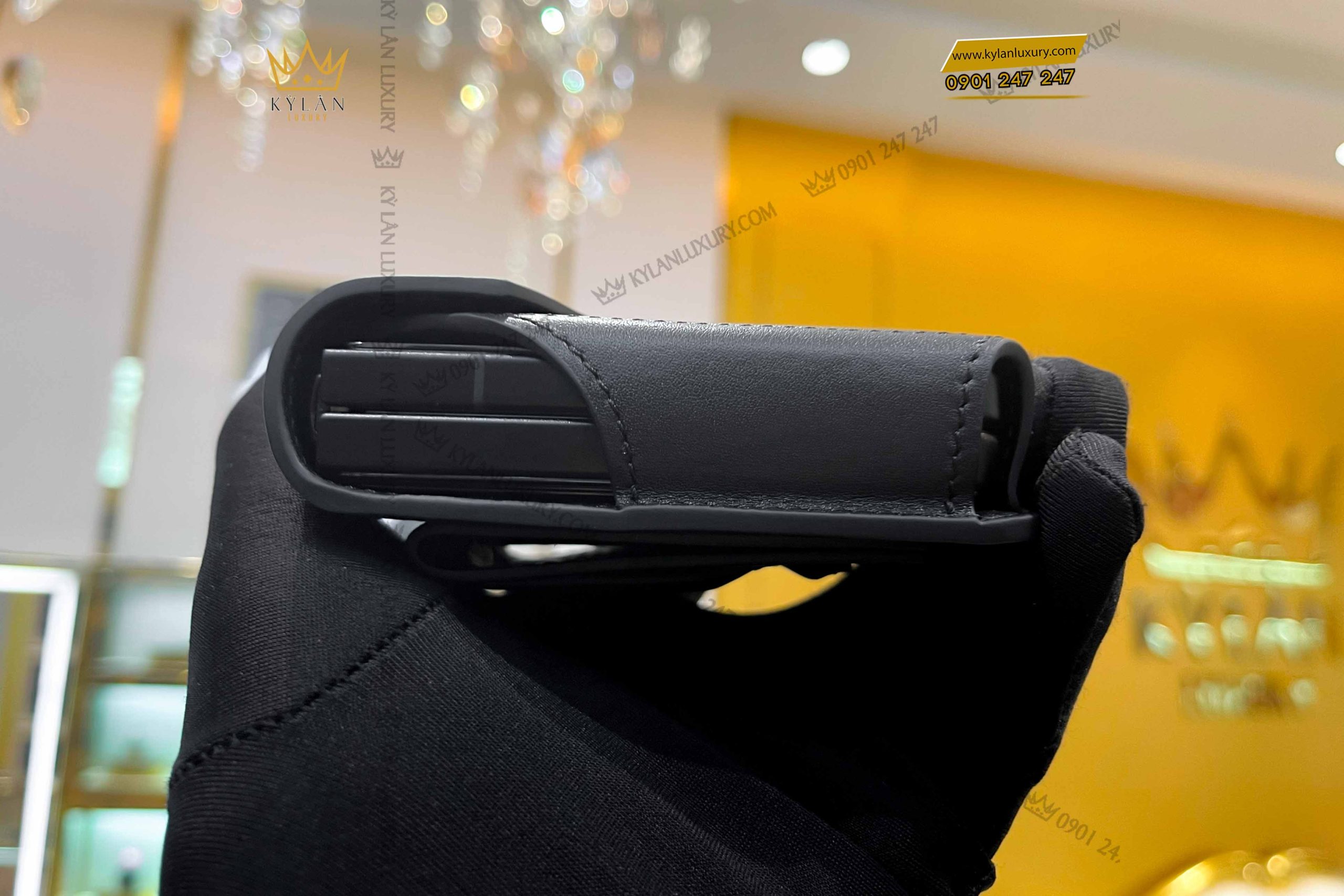 Kỳ Lân Luxury Bao da dien thoai man hinh gap Vertu Ironflip 7 Bao da điện thoại màn hình gập Vertu Ironflip