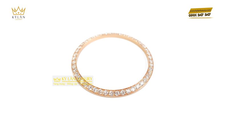 Kỳ Lân Luxury Bezel Rolex Diamond Rose Gold 41mm 11 Bezel Rolex Diamond Rose Gold 41mm