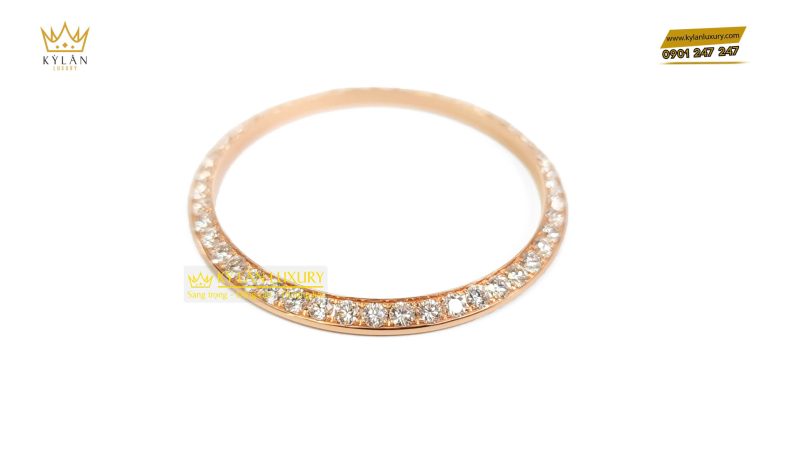 Kỳ Lân Luxury Bezel Rolex Diamond Rose Gold 41mm 4 Bezel Rolex Diamond Rose Gold 41mm