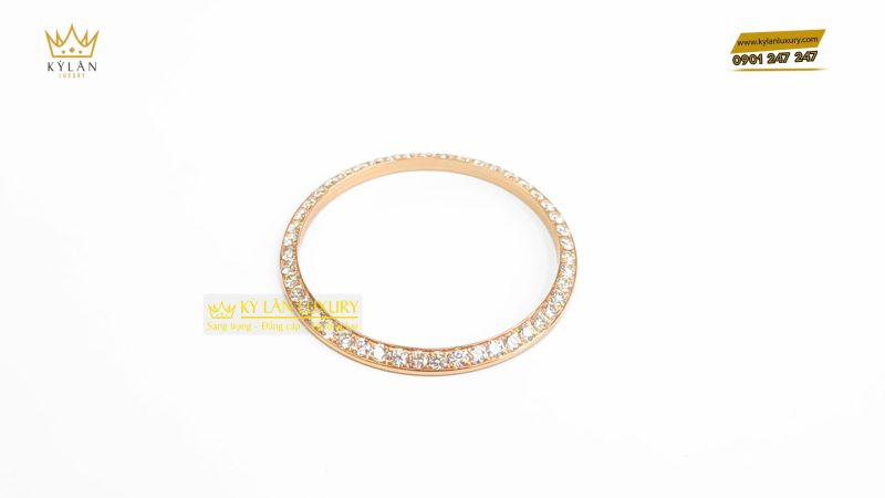 Kỳ Lân Luxury Bezel Rolex Diamond Rose Gold 41mm 7 Bezel Rolex Diamond Rose Gold 41mm