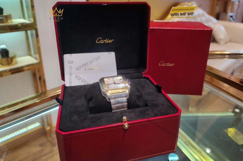 Kỳ Lân Luxury Cartier Santos de Cartier Large Size 10 Đồng hồ Cartier Santos de Cartier Large Size