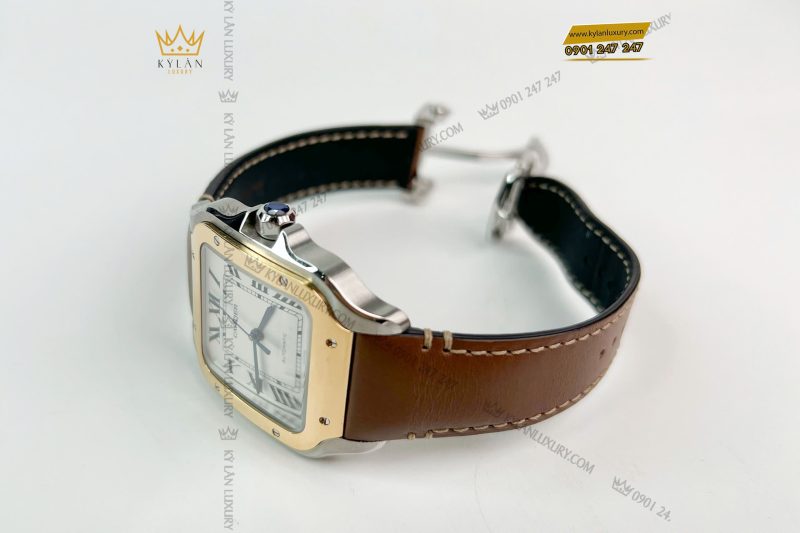 Kỳ Lân Luxury Cartier Santos de Cartier Large Size 17 Đồng hồ Cartier Santos de Cartier Large Size