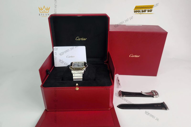 Kỳ Lân Luxury Cartier Santos de Cartier Large Size 3 Đồng hồ Cartier Santos de Cartier Large Size