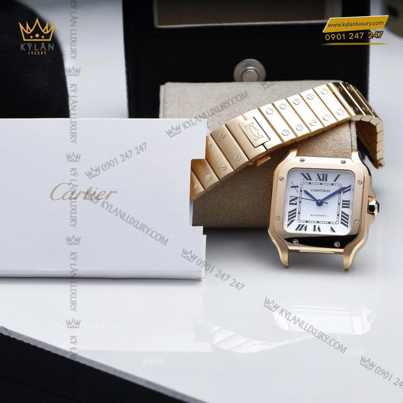 Kỳ Lân Luxury Cartier Santos de Cartier Medium 4 Đồng hồ Cartier Santos de Cartier Medium