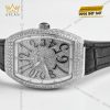 Đồng hồ Franck Muller Vanguard V32 Black Full Diamonds