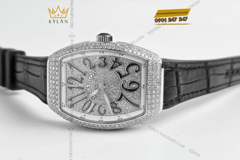 Đồng hồ Franck Muller Vanguard V32 Black Full Diamonds