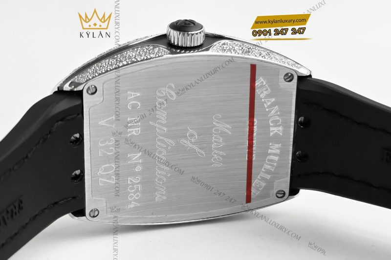 Đồng hồ Franck Muller Vanguard V32 Black Full Diamonds
