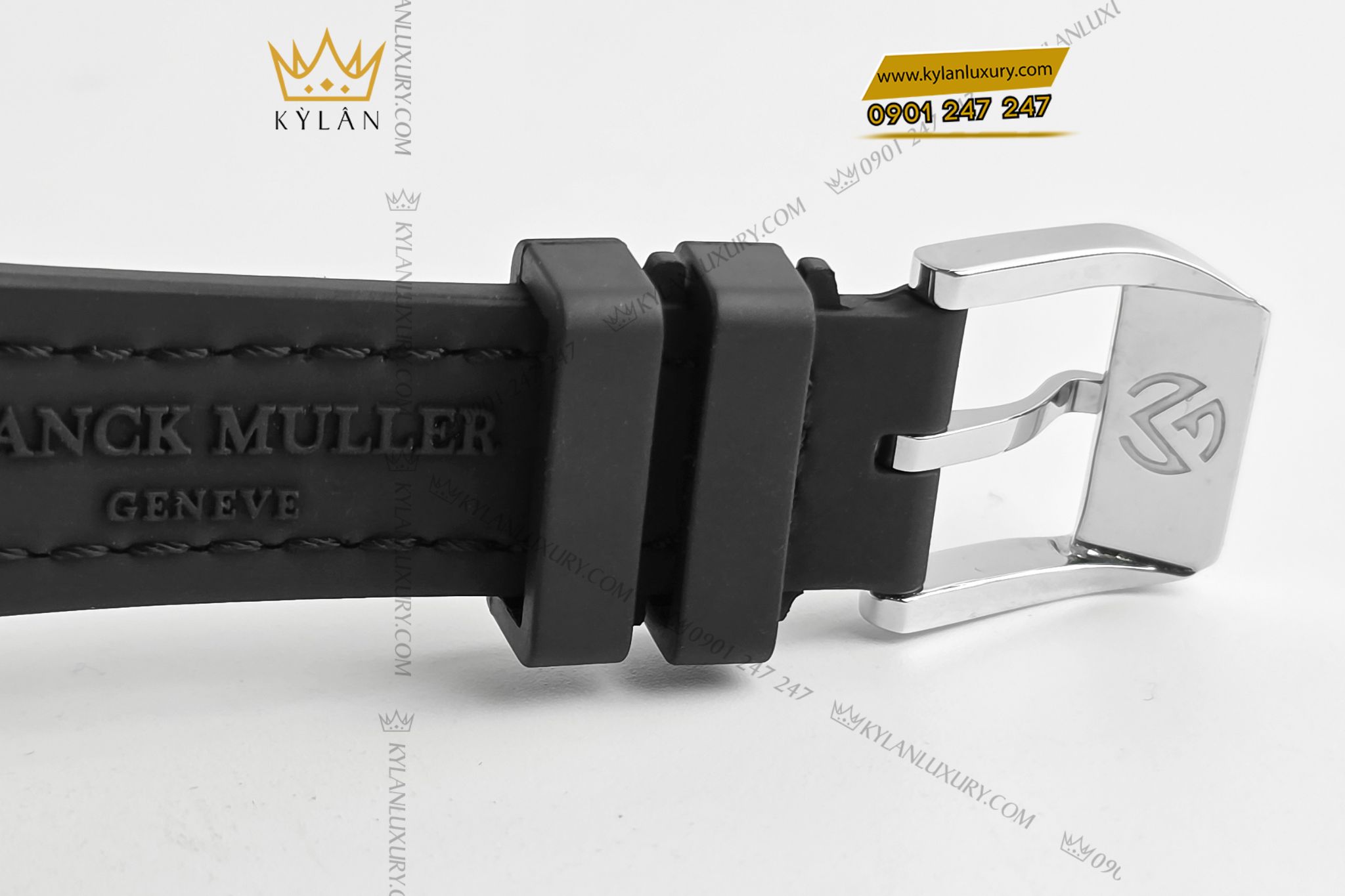 Kỳ Lân Luxury Dong ho Franck Muller Vanguard V32 Black Full Diamonds 5 Đồng hồ Franck Muller Vanguard V32 Black Full Diamonds