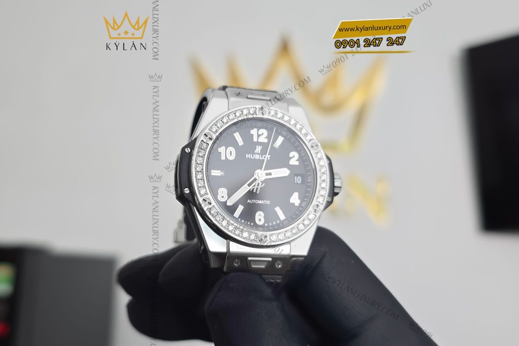 Kỳ Lân Luxury Dong ho Hublot Big Bang One Click Steel Diamonds 39mm 4 Đồng hồ Hublot Big Bang One Click Steel Diamonds 39mm