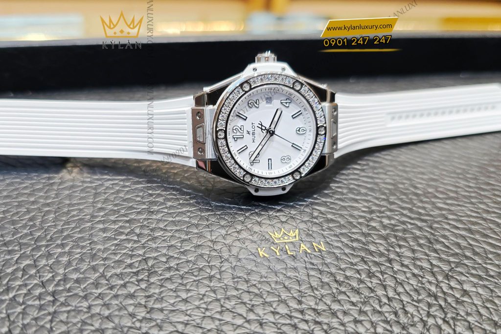 Kỳ Lân Luxury Dong ho Hublot Big Bang One Click Steel White Diamonds 33mm 13 Đồng hồ Hublot Big Bang One Click Steel White Diamonds 33mm