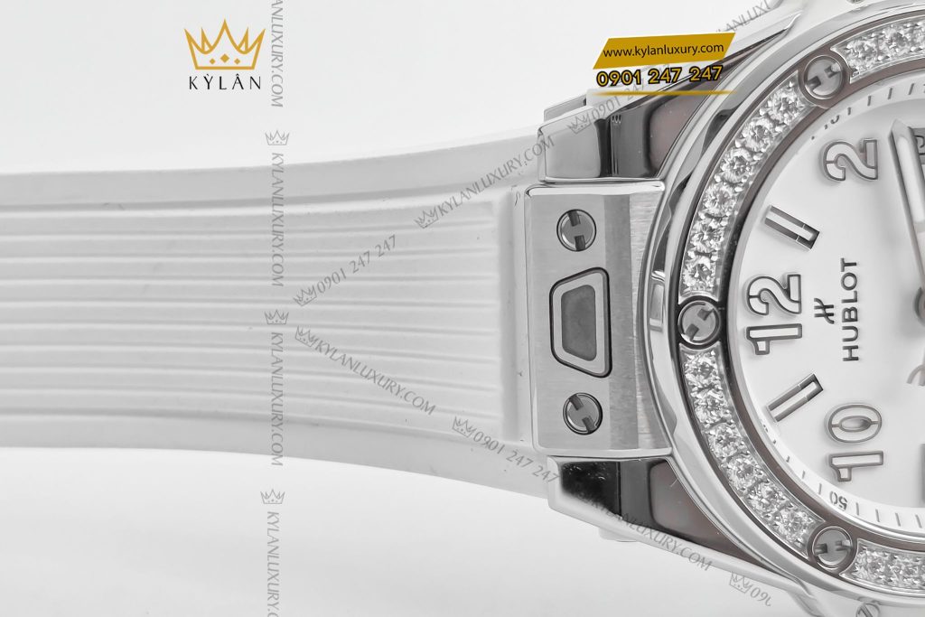 Kỳ Lân Luxury Dong ho Hublot Big Bang One Click Steel White Diamonds 33mm 8 Đồng hồ Hublot Big Bang One Click Steel White Diamonds 33mm
