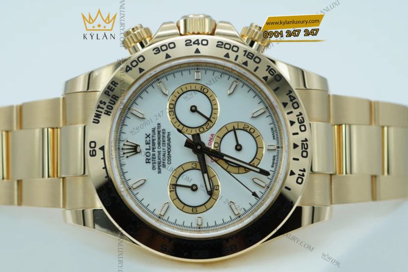Đồng hồ Rolex Cosmograph Daytona 40 126508-0001 mặt số trắng