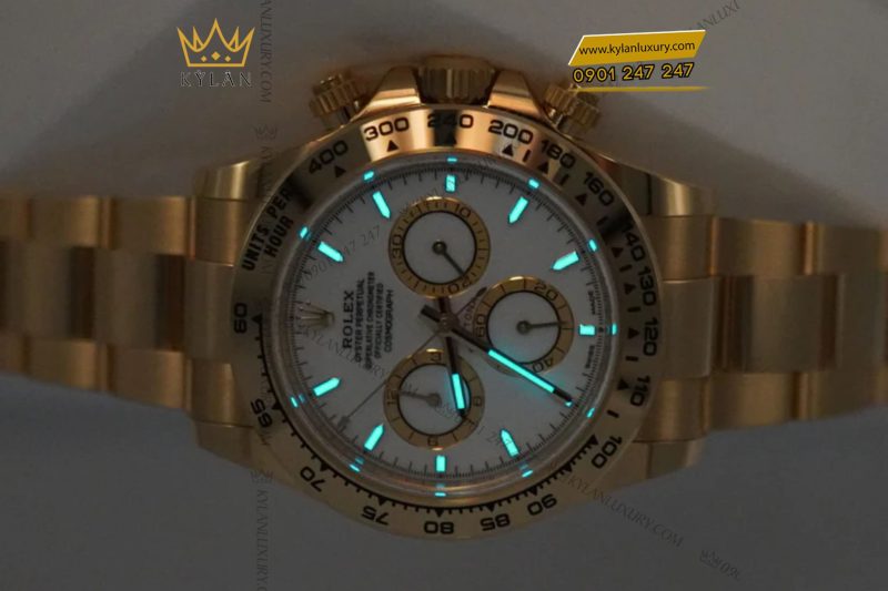 Đồng hồ Rolex Cosmograph Daytona 40 126508-0001 mặt số trắng