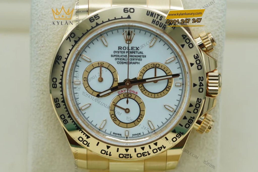 Kỳ Lân Luxury Dong ho Rolex Cosmograph Daytona 40 126508 0001 mat so trang 7 Đồng hồ Rolex Cosmograph Daytona 40 126508-0001 mặt số trắng
