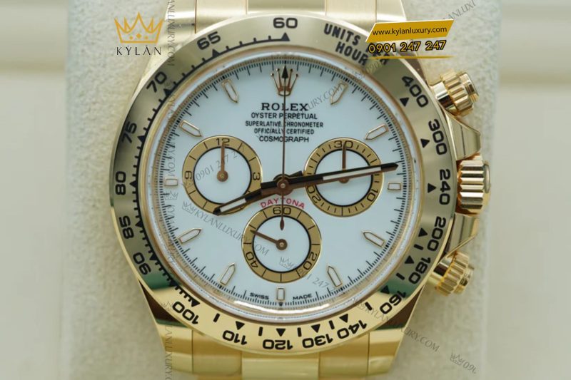 Đồng hồ Rolex Cosmograph Daytona 40 126508-0001 mặt số trắng