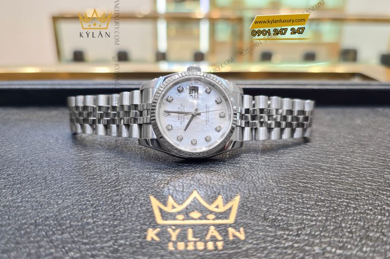 Đồng hồ Rolex Datejust 36 116234 mặt khảm trai