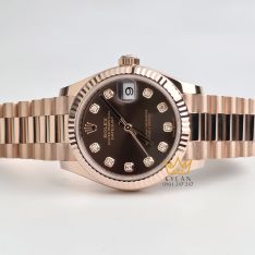 Đồng hồ Rolex Datejust 31 278275-0010 Mặt Số Chocolate Nạm Kim Cương
