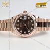Đồng hồ Rolex Datejust 31 278275-0010 Mặt Số Chocolate Nạm Kim Cương