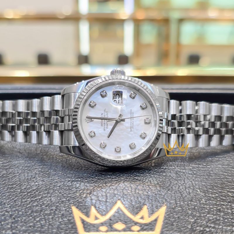 Đồng hồ Rolex Datejust 36 116234 mặt khảm trai