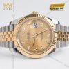 Đồng hồ Rolex Datejust 41 126333 mặt Champagne nạm kim cương