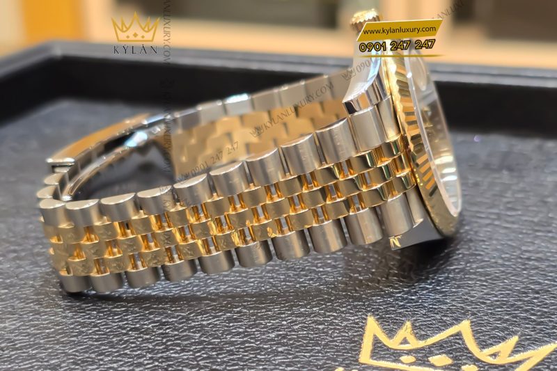 Đồng hồ Rolex Datejust 41 126333 mặt Champagne nạm kim cương