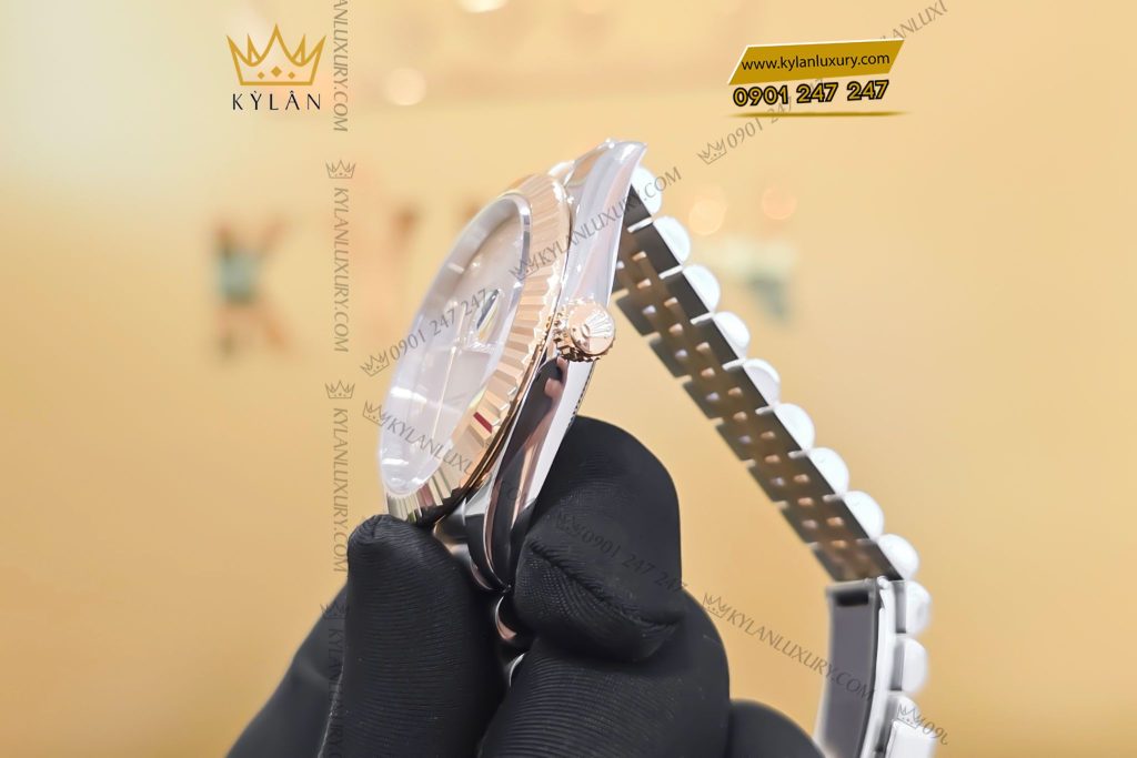 Kỳ Lân Luxury Dong ho Rolex Datejust 41 126333 mat Champagne nam kim cuong 21 Đồng hồ Rolex Datejust 41 126333 mặt Champagne nạm kim cương