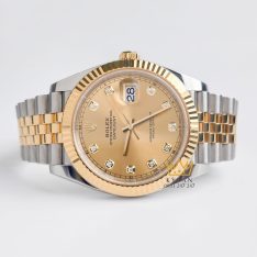 Đồng hồ Rolex Datejust 41 126333 mặt Champagne nạm kim cương
