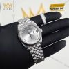 Đồng hồ Rolex Datejust 41 126334-0006 mặt xám ghi, cọc số kim cương
