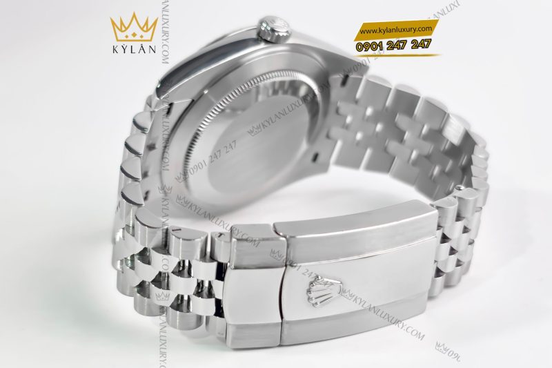 Đồng hồ Rolex Datejust 41 126334-0006 mặt xám ghi, cọc số kim cương