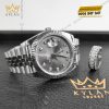Đồng hồ Rolex Datejust 41 126334-0006 mặt xám ghi, cọc số kim cương