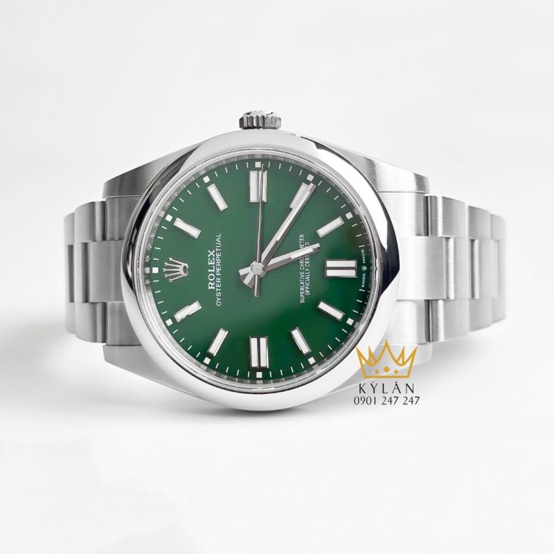 Đồng hồ Rolex Oyster Perpetual 41 134300-0005 mặt số xanh lá