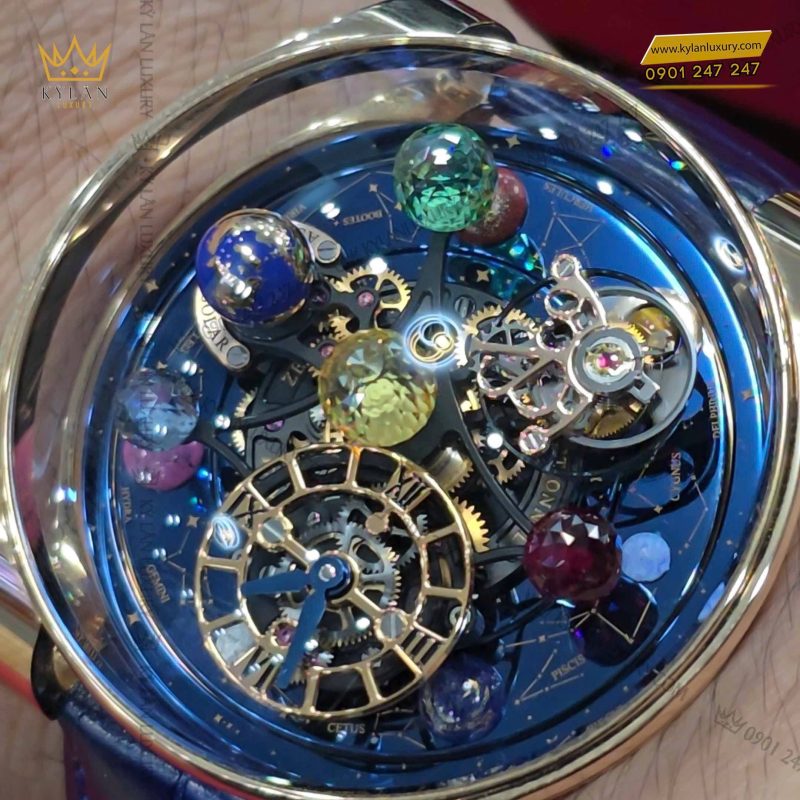 Kỳ Lân Luxury Jacob Co Astronomia Solar Constellation Planets 3 Đồng hồ Jacob & Co Astronomia Solar Constellation & Planets