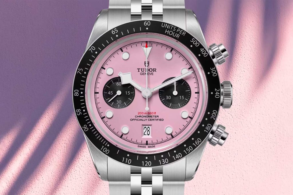 Kỳ Lân Luxury Tudor Black Bay Chrono Hong Đồng hồ Tudor Black Bay Chrono “Flamingo Blue”