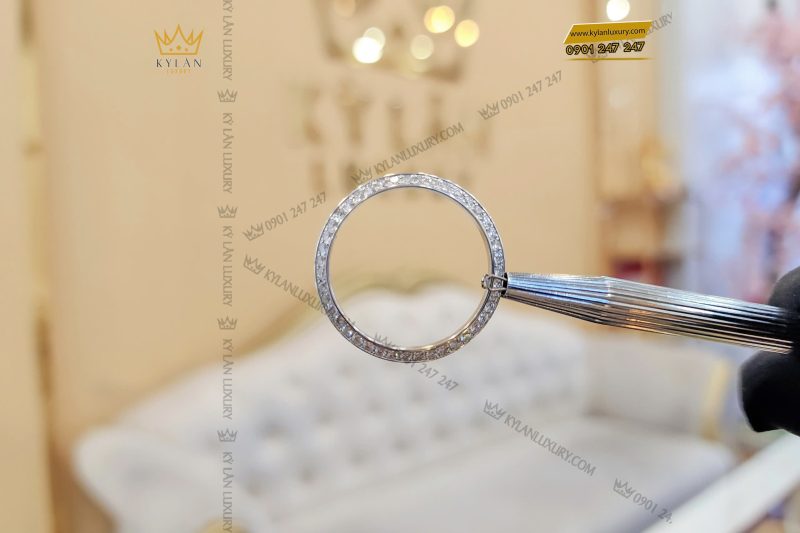 Kỳ Lân Luxury Vanh Bezel Rolex vang trang 18k Au750 dinh kim cuong 2 Vòng Bezel Rolex vàng trắng 18k Au750 đính kim cương