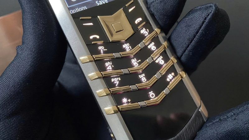 Kỳ Lân Luxury Vertu Signature S 13 1 Vertu Signature S Điểm Vàng