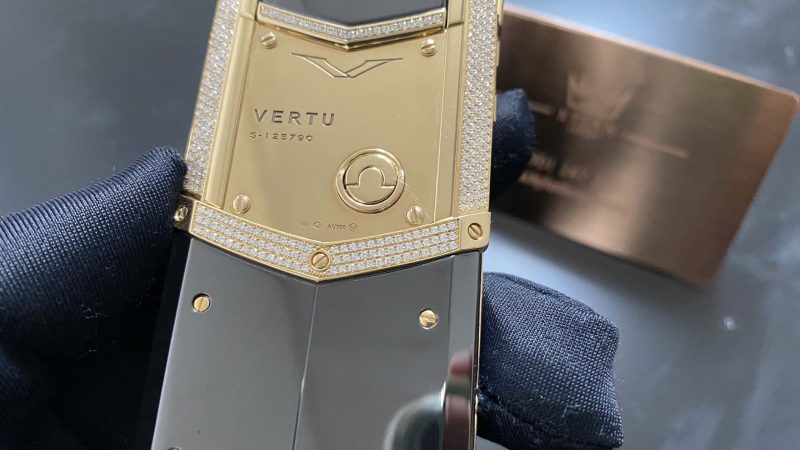 Kỳ Lân Luxury Vertu Signature S 14 Vertu Signature S full kim vàng chanh fullbox