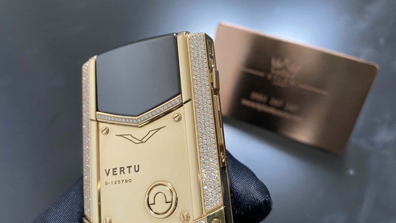 Kỳ Lân Luxury Vertu Signature S 17 Vertu Signature S full kim vàng chanh fullbox