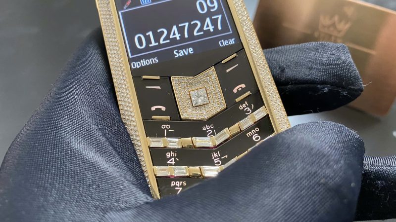 Kỳ Lân Luxury Vertu Signature S 27 Vertu Signature S full kim vàng chanh fullbox