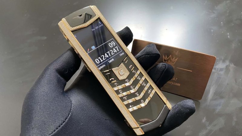 Kỳ Lân Luxury Vertu Signature S 6 Vertu Signature S full kim vàng chanh fullbox