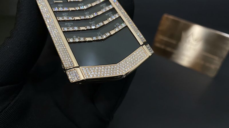 Kỳ Lân Luxury Vertu Signature S Full Gold Full Diamond 1 Vertu Signature S Full Gold Full Diamond