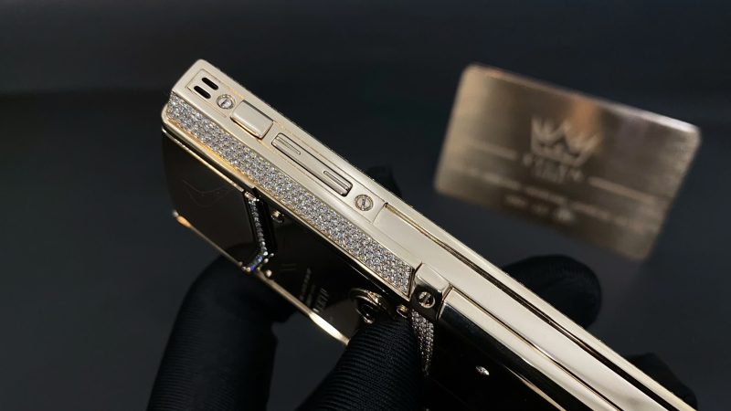 Kỳ Lân Luxury Vertu Signature S Full Gold Full Diamond 10 Vertu Signature S Full Gold Full Diamond