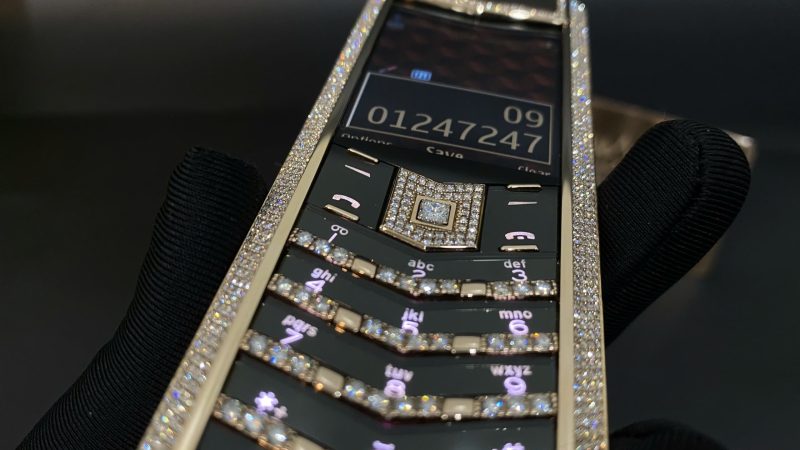 Kỳ Lân Luxury Vertu Signature S Full Gold Full Diamond 25 Vertu Signature S Full Gold Full Diamond