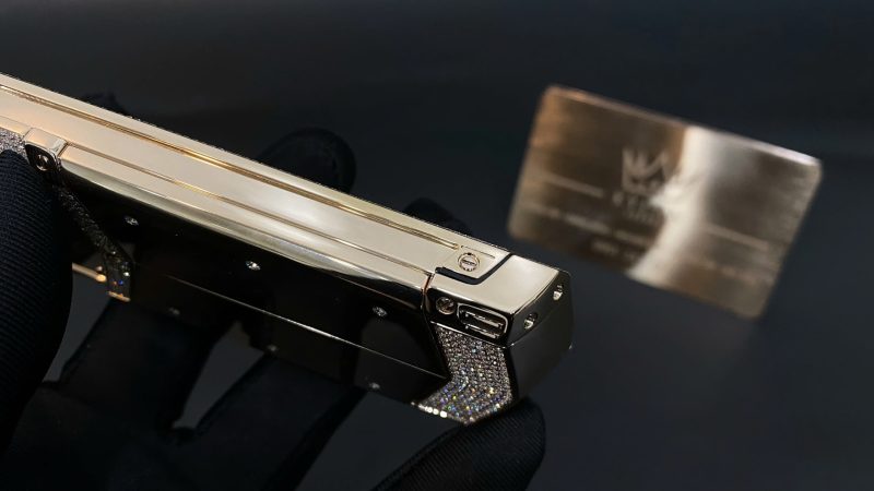 Kỳ Lân Luxury Vertu Signature S Full Gold Full Diamond 27 Vertu Signature S Full Gold Full Diamond