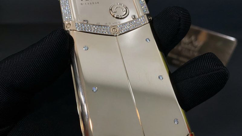 Kỳ Lân Luxury Vertu Signature S Full Gold Full Diamond 4 Vertu Signature S Full Gold Full Diamond