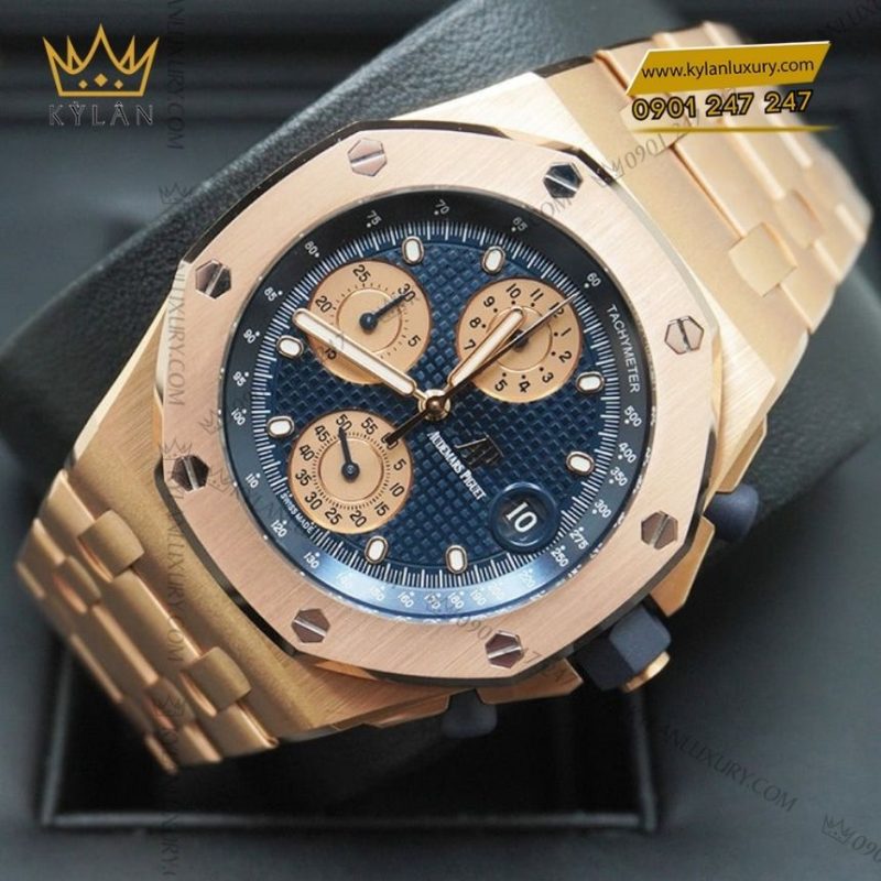 Đồng hồ Royal Oak Offshore Chronograph mặt xanh dương 42mm