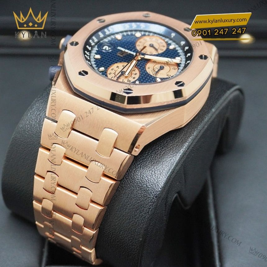 Kỳ Lân Luxury audemars piguet royal oak offshore 26238or oo 2000or 01 6 Đồng hồ Royal Oak Offshore Chronograph mặt xanh dương 42mm