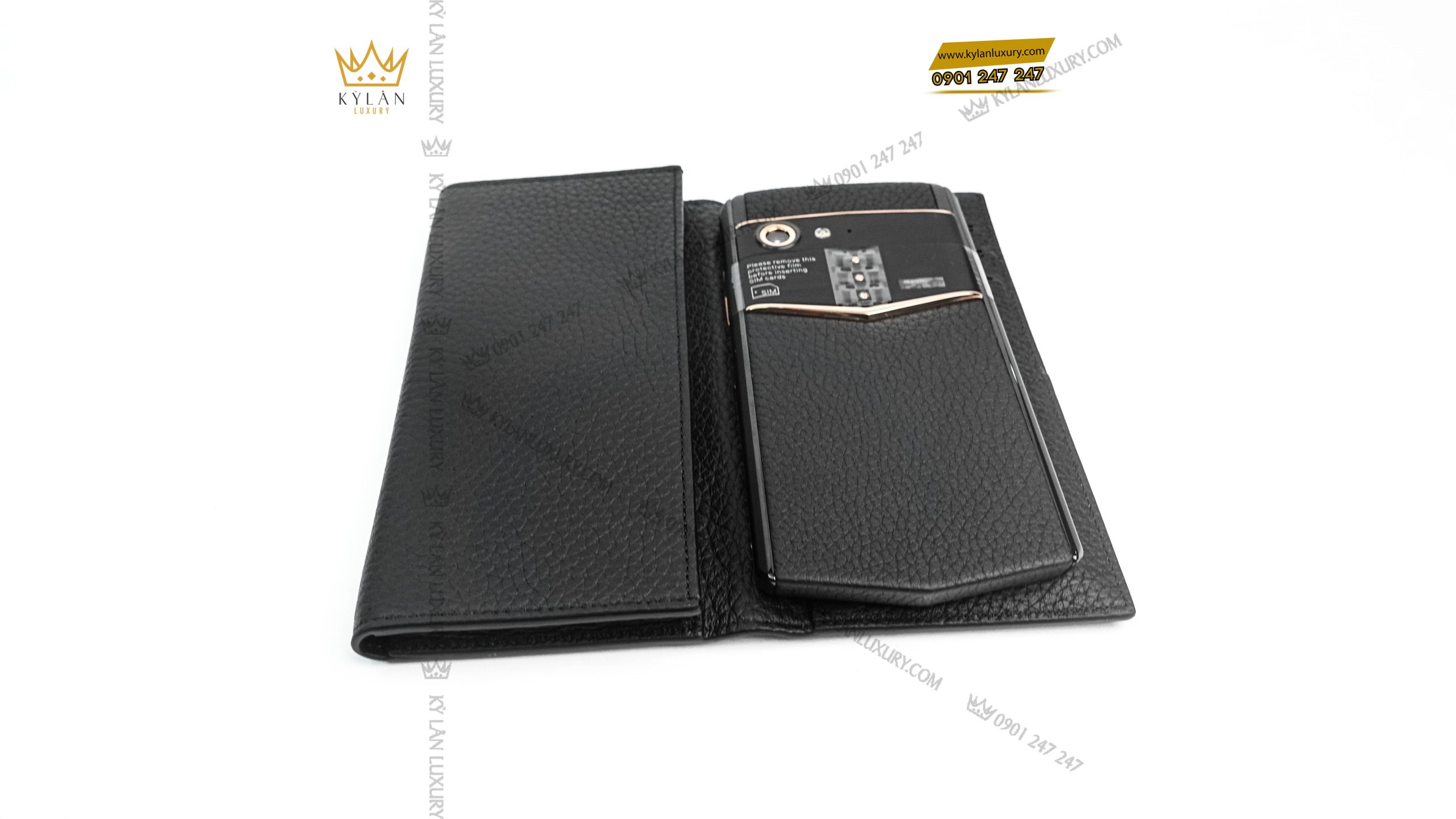 Kỳ Lân Luxury bao da togo vertu aster p den 2 scaled Bao da Togo Vertu Aster P Đen