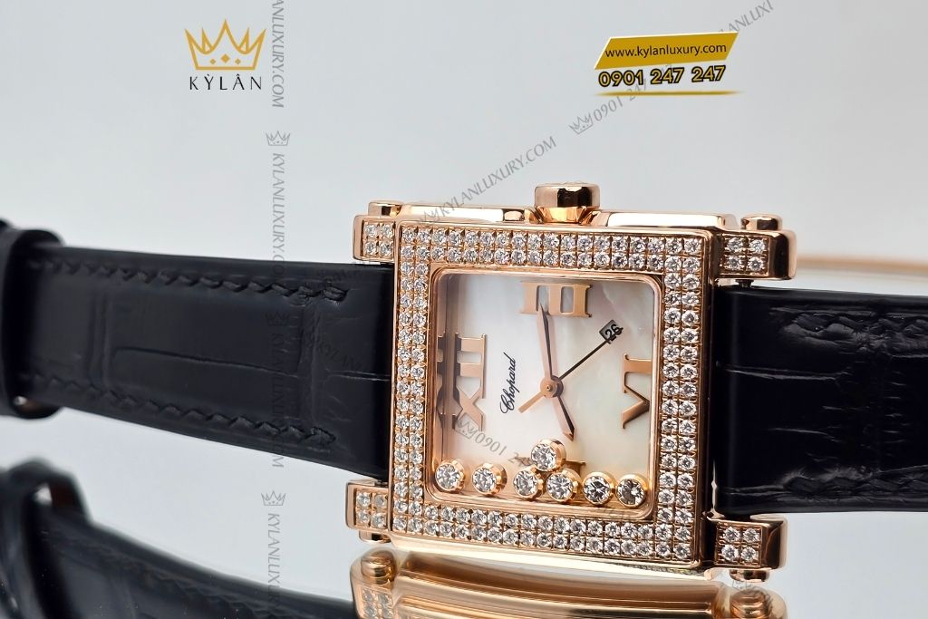 Kỳ Lân Luxury chopard happy sport rose gold diamond 2 Đồng hồ Chopard Happy Sport Rose Gold & Diamond